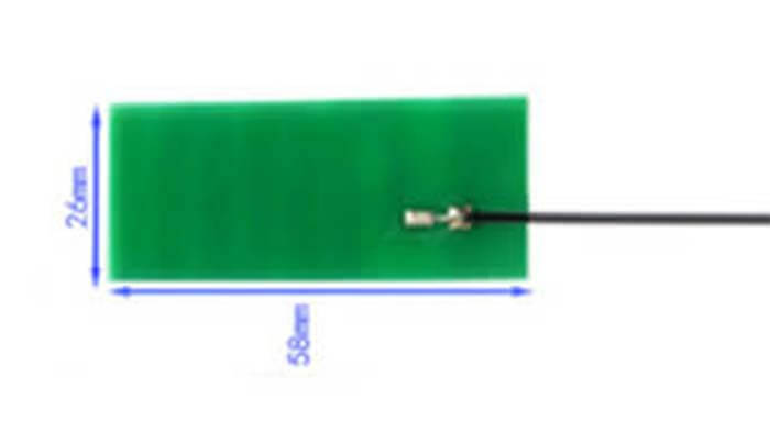 Figure 7. MIFA layout PCB antenna