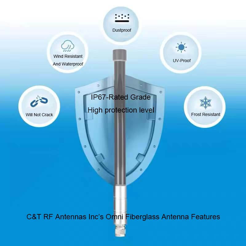 C&T RF Antennas Inc’s Omni Fiberglass Antenna Features