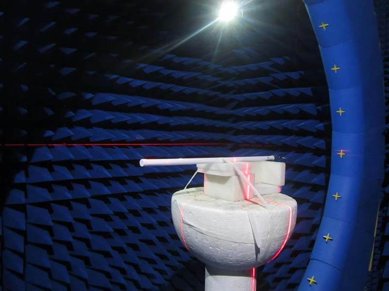 Omni Fiberglass Antenna Under Testing - C&T RF Antennas Inc