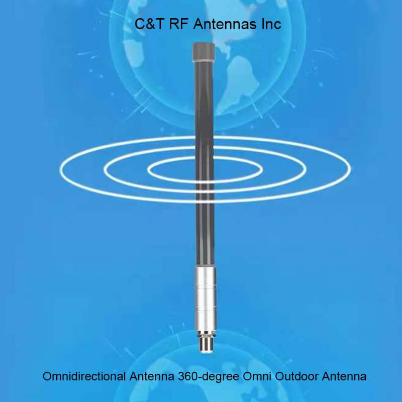 Omnidirectional Antenna 360-degree Omni Outdoor Antenna Fiberglass Antenna - C&T RF Antennas Inc