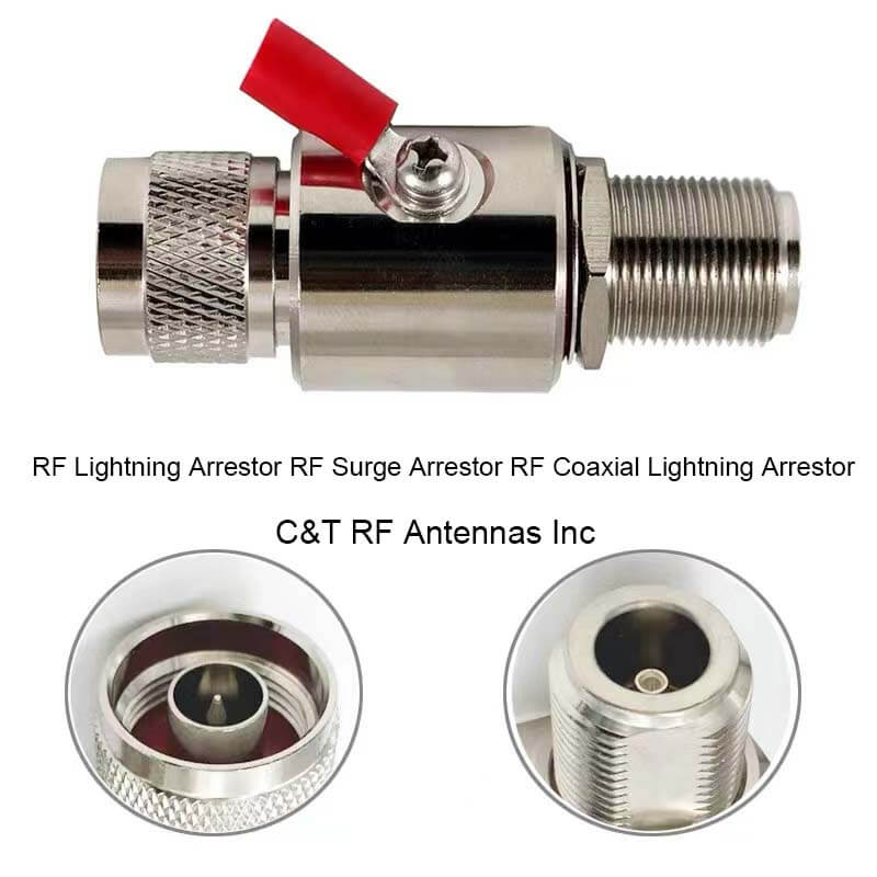 RF Lightning Arrestor RF Surge Arrestor RF Coaxial Lightning Arrestor - C&T RF Antennas Inc