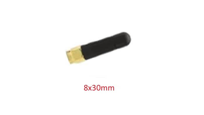 8x30mm Small Antenna Stubby Antenna Straight SMA Male Connector 2.4 GHz Wifi Rubber Duck Antenna - C&T RF Antennas Inc