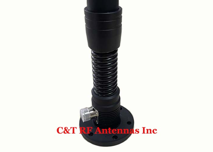 Anti-Jamming Antenna Strong Spring Flange Base - C&T RF Antennas Inc