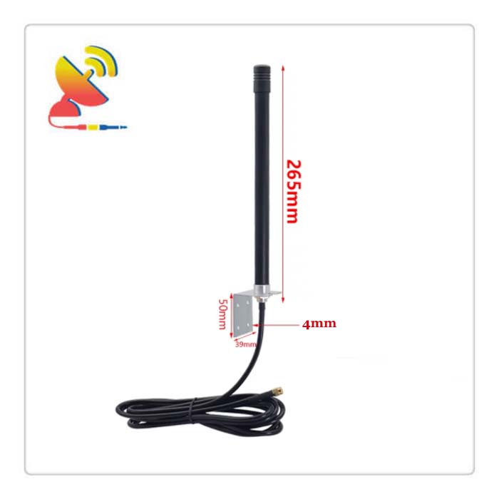 C&T RF Antennas Inc - 265mm SMA Cellular Omni Wall Mount Cellular 4G LTE Antenna Size