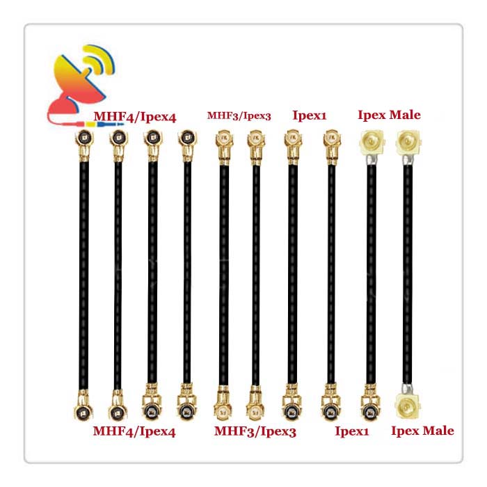 C&T RF Antennas Inc - UFL IPEX1 IPX MHF3 MHF4 RF Pigtail Antenna Jumper Cables Manufacturer